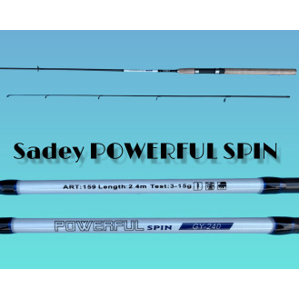 Вудилище Спінінгове SADEY POWER FUL SPIN (тест 3-15)  Mod. 159