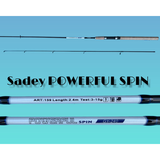 Вудилище Спінінгове SADEY POWER FUL SPIN (тест 3-15)  Mod. 159